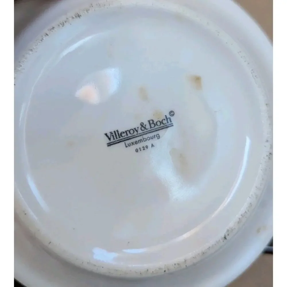 Villeroy & Boch Trio Demitasse Cup Saucer Set Memphis Art Deco Postmodern